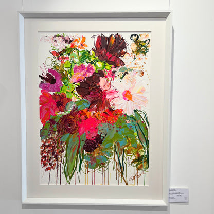 Kerry Bruce, Blooming Beauty, Acrylic on 500gsm Art Paper