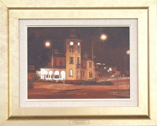 John Downton, Embrace of Night, Kiama Post Office NSW, Oil Painting