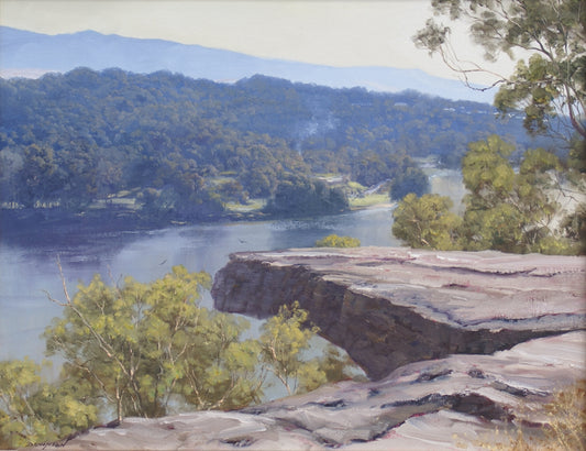 John Downton Highlights of the River, Shoalhaven NSW, Oil Painting