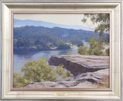 John Downton Highlights of the River, Shoalhaven NSW, Oil Painting