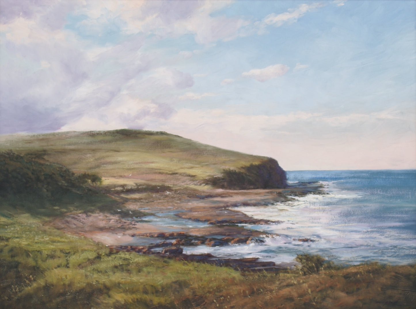 John Downton, Mood of Nature Gerroa Coast NSW,  Oil Painting