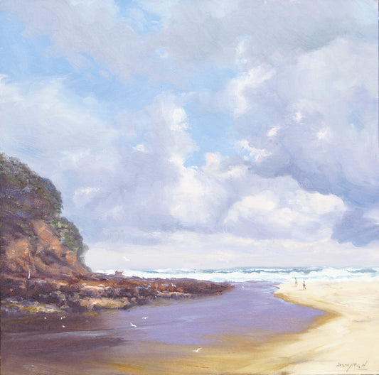 John Downton, Passing Weather, North Werri Beach NSW, Oil Painting