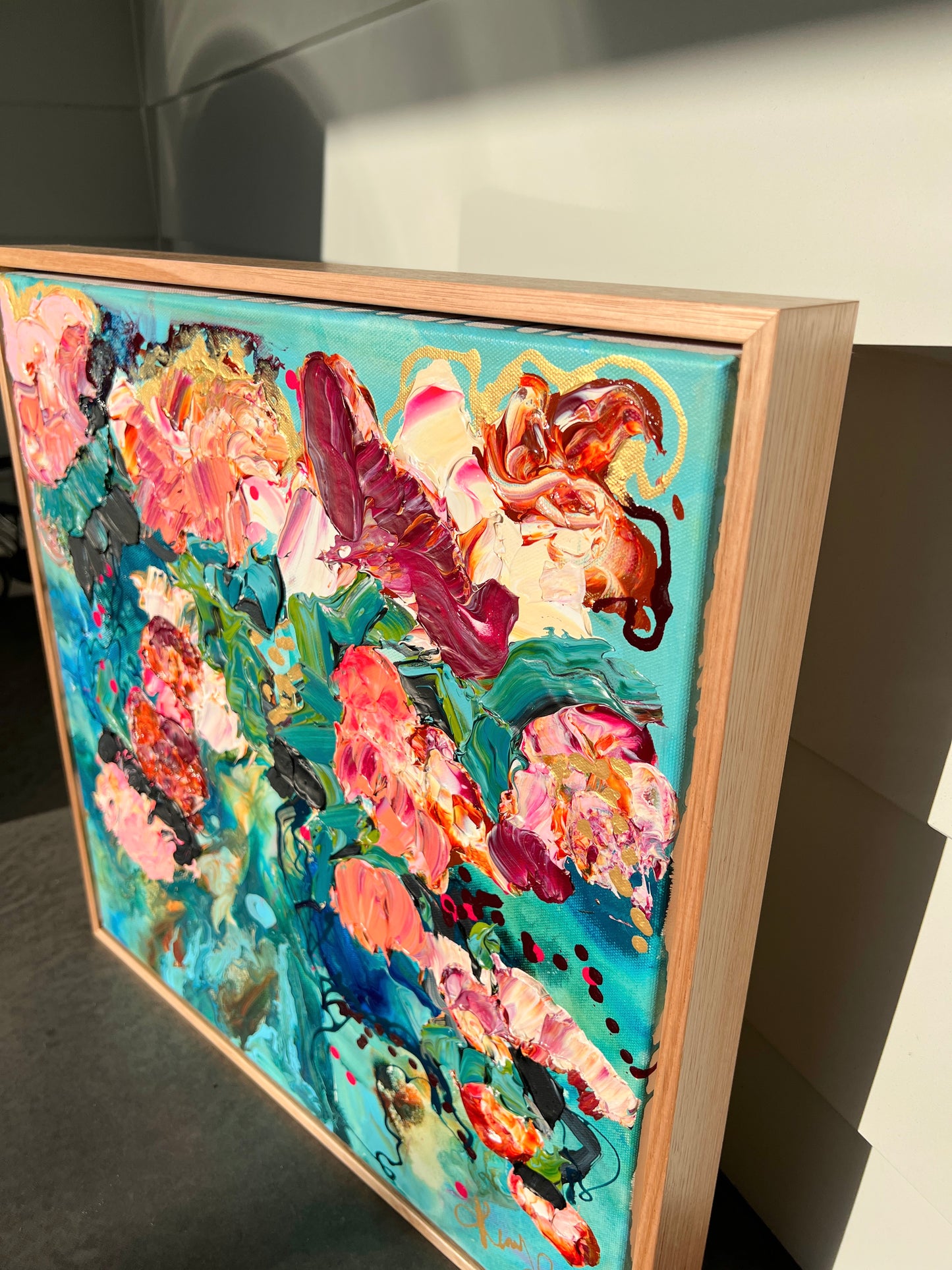 Kerry Bruce, Fluer, Acrylic on Canvas