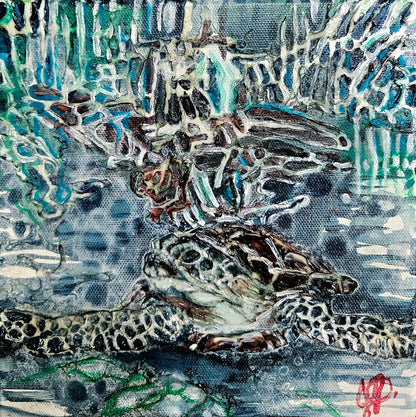 Jennifer Luck, Between Worlds, Oil on Canvas