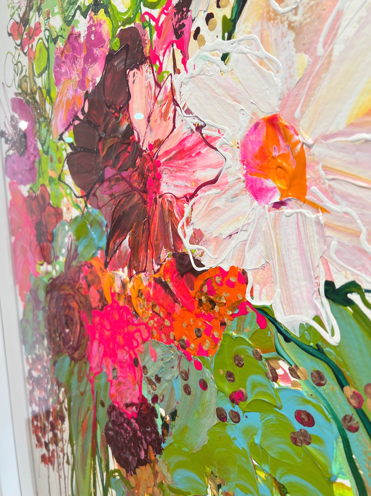 Kerry Bruce, Blooming Beauty, Acrylic on 500gsm Art Paper