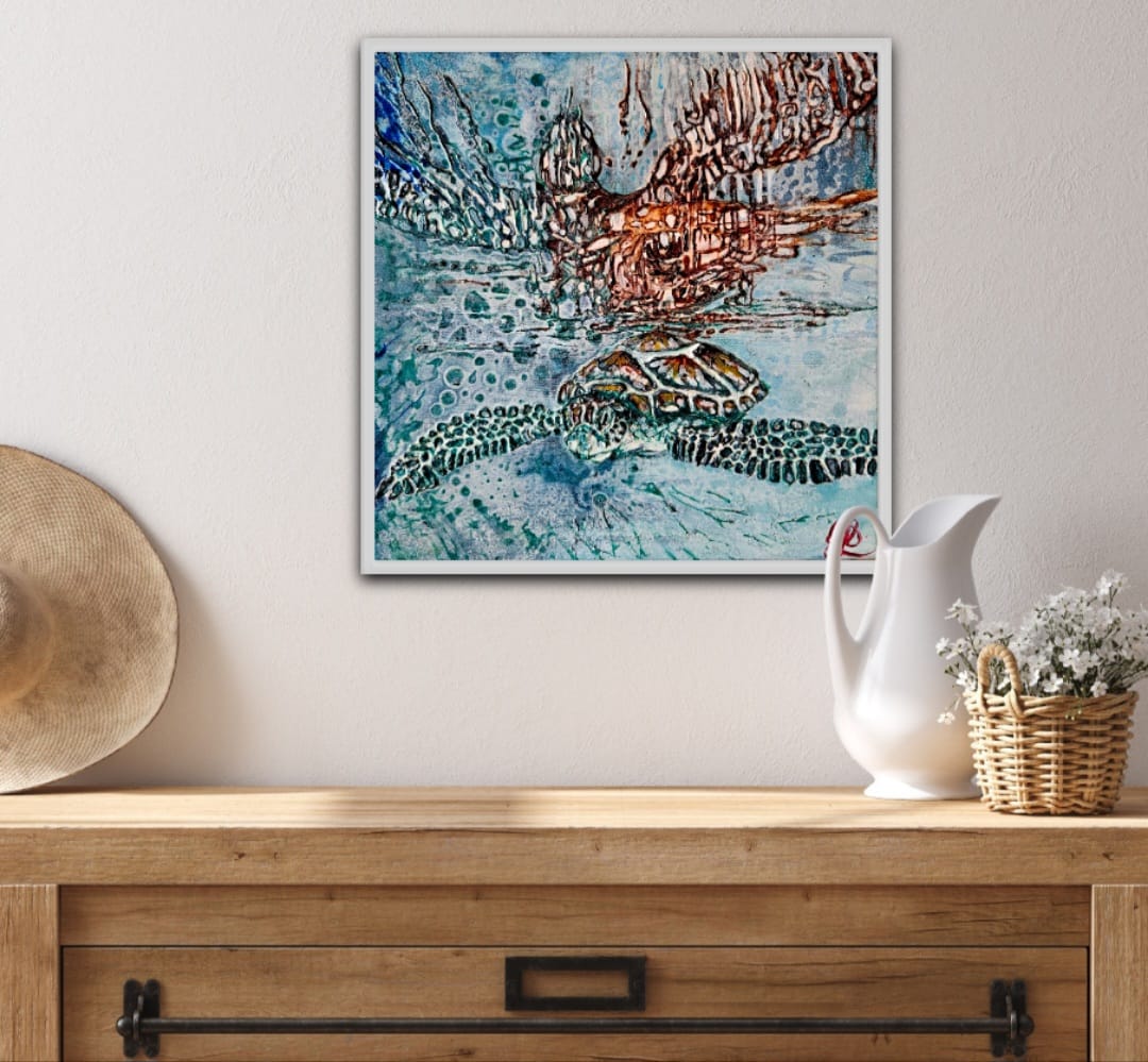 Jennifer Luck, Mirrored Waters, Oil on Canvas