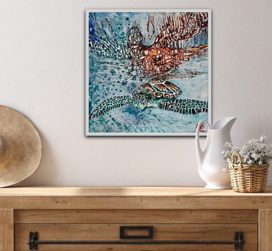 Jennifer Luck, Mirrored Waters, Oil on Canvas