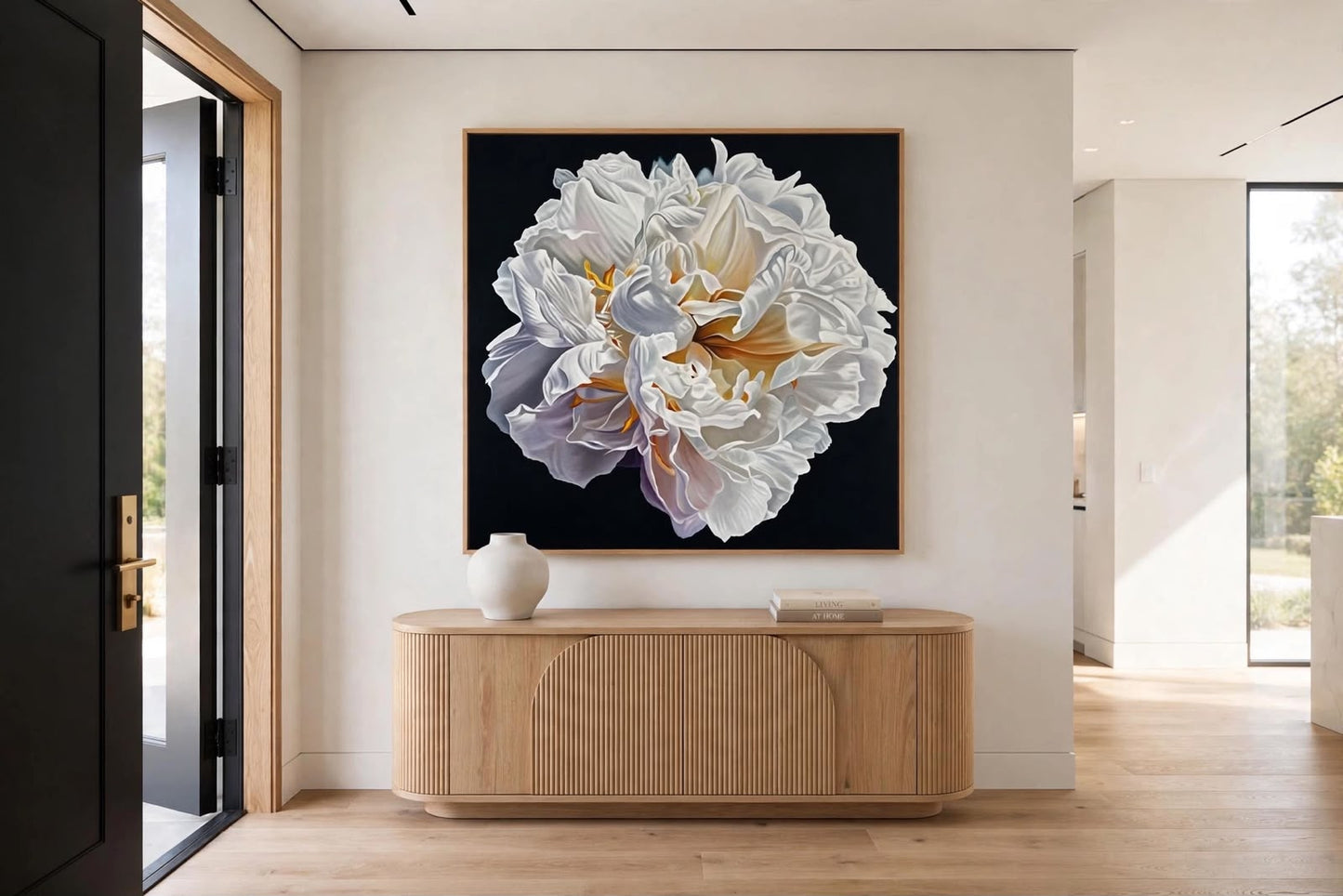 Jen Tucker, Mia Amore, Oil on Canvas, Oak Float Frame