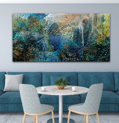 Jennifer Luck, Follow the Ocean,  Oil on Canvas