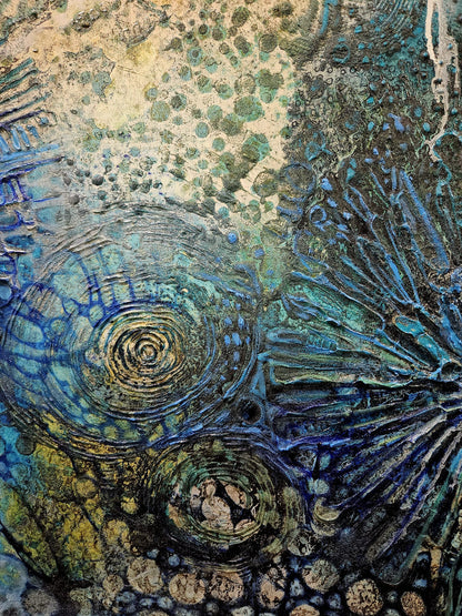 Jennifer Luck, Follow the Ocean,  Oil on Canvas