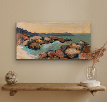 Netta Thompson, A Winters Walk, Acrylic on Canvas
