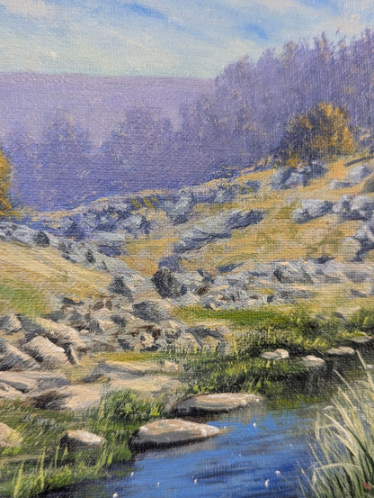 Daniel Beresford, Among the Rocks and Reeds, Oil on Linen