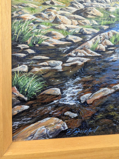 Daniel Beresford, Among the Rocks and Reeds, Oil on Linen