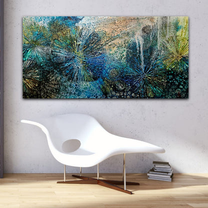 Jennifer Luck, Follow the Ocean,  Oil on Canvas