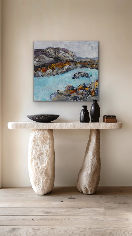 Netta Thompson, Bay of fires, Acrylic on Canvas