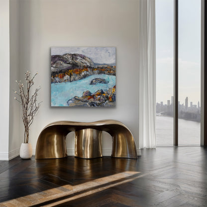 Netta Thompson, Bay of fires, Acrylic on Canvas