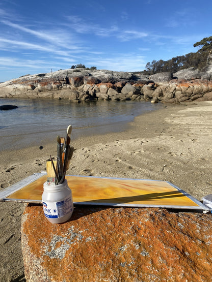 Netta Thompson, Bay of fires, Acrylic on Canvas