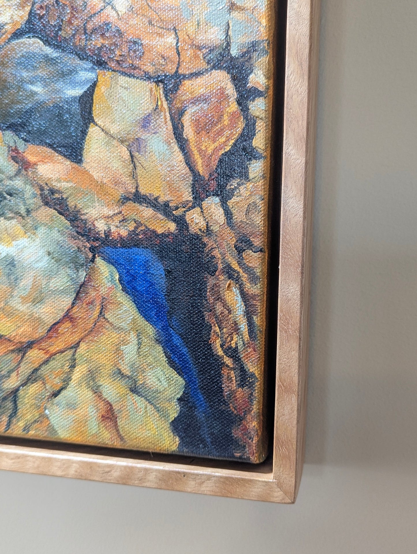 Daniel Beresford, Beneath the Cresting Wave, Oil on Canvas