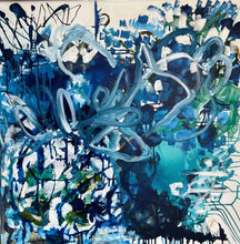 Load image into Gallery viewer, Carolyn McNally ,Blue for you, Acrylic on Canvas
