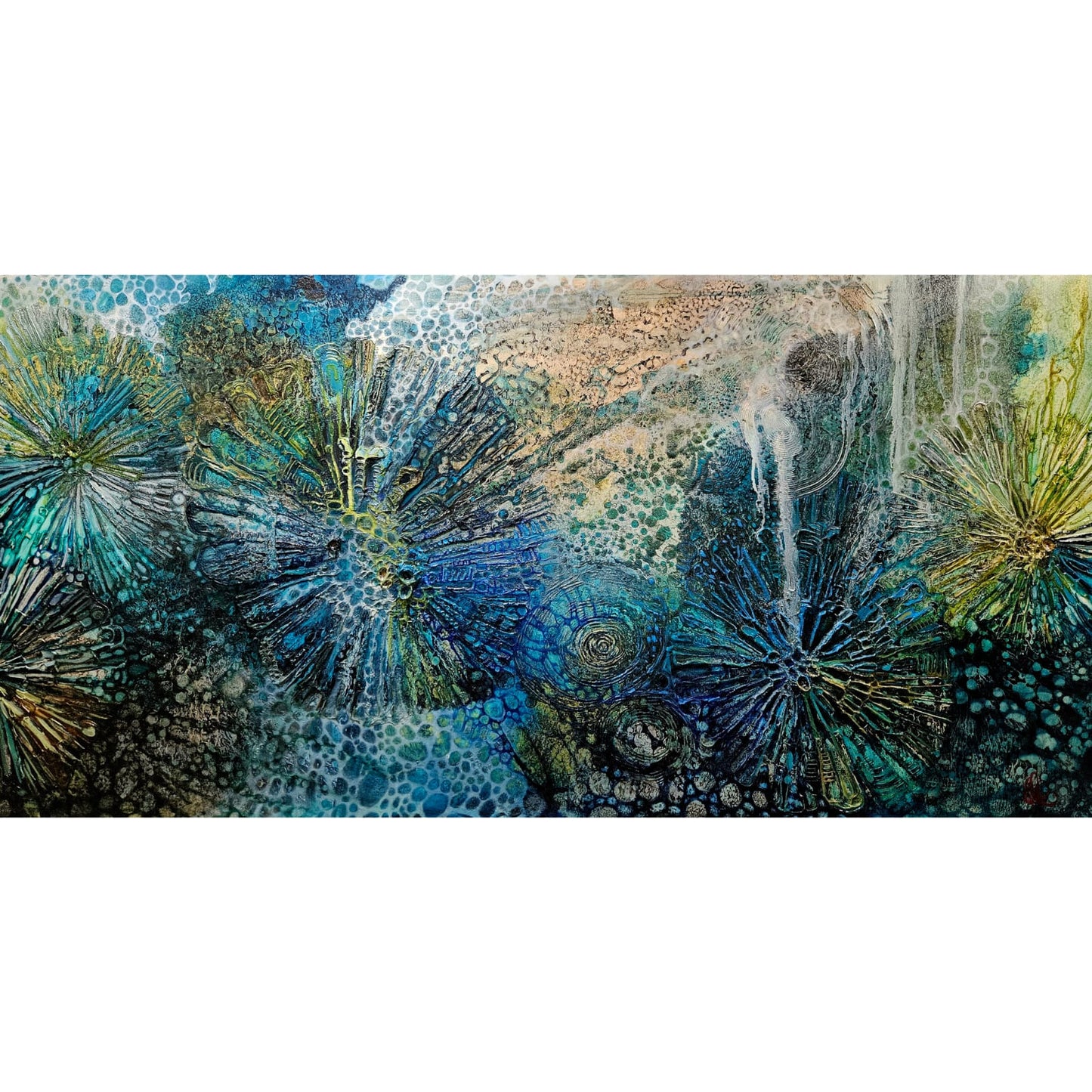 Jennifer Luck, Follow the Ocean,  Oil on Canvas