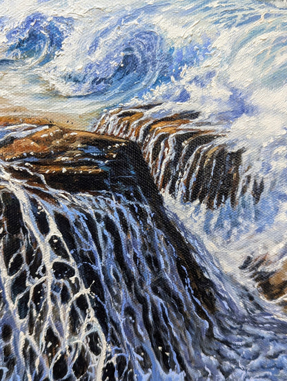 Daniel Beresford, Cascading, Oil on Canvas