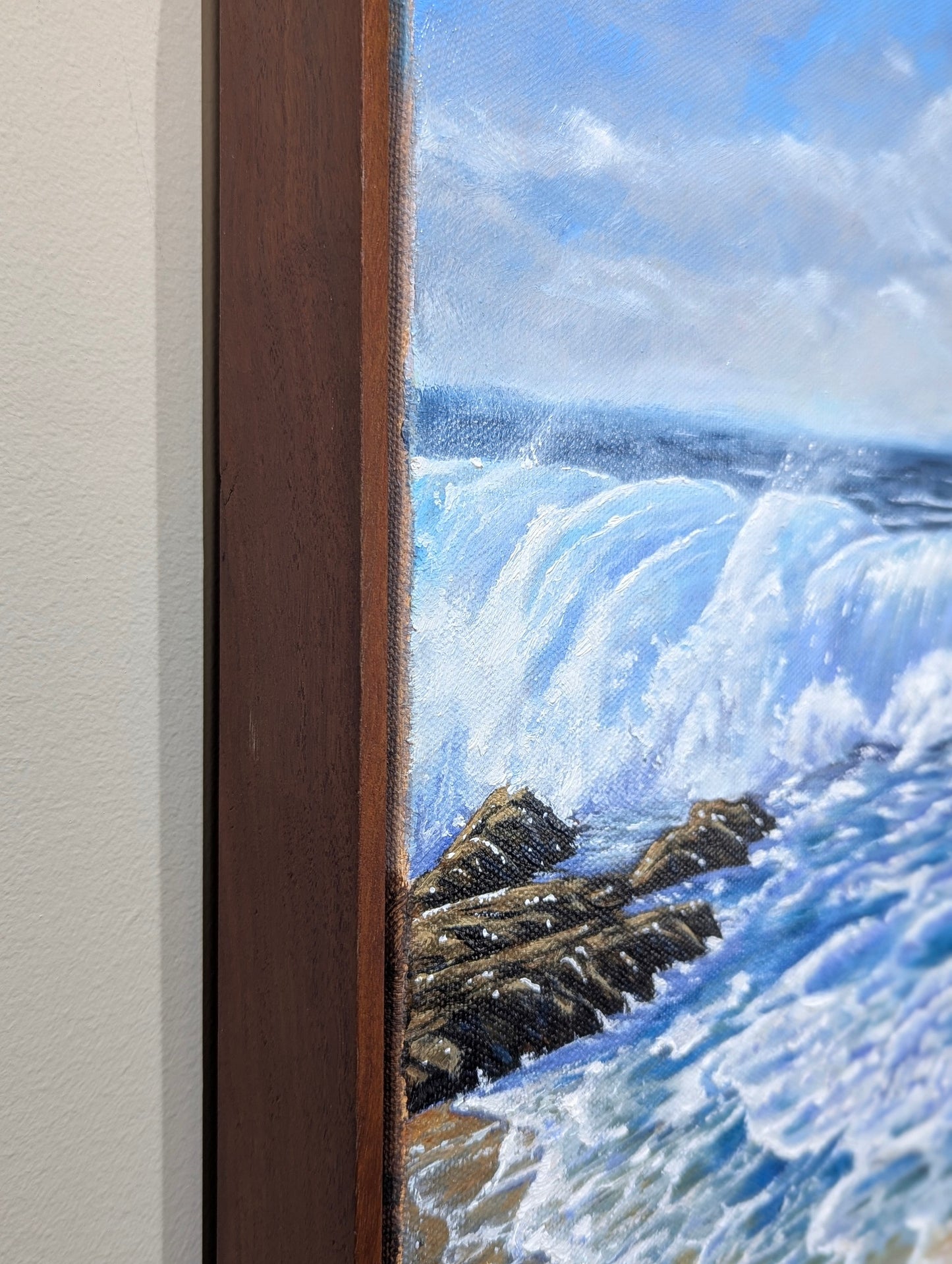 Daniel Beresford, Cascading, Oil on Canvas