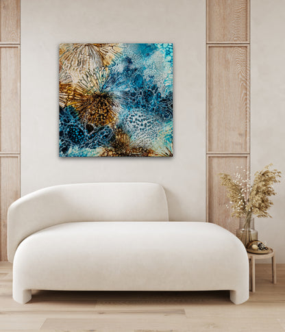 Jennifer Luck, Champagne Pools, Oil on Canvas