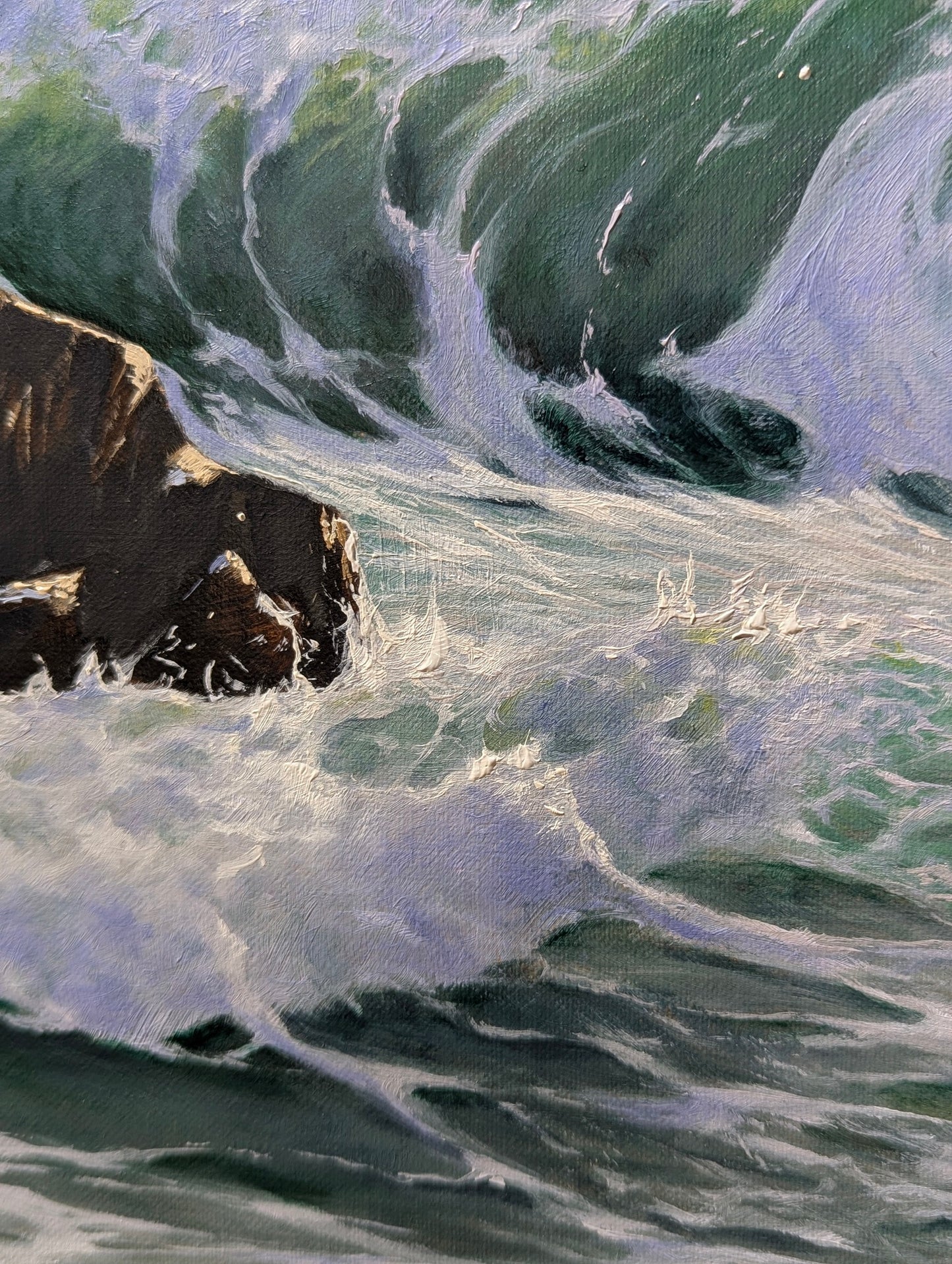 Daniel Beresford, Coastal Reverie at Dawn, Oil on Linen