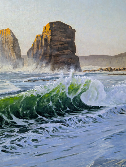 Daniel Beresford, The Breaking Light, Oil on Linen