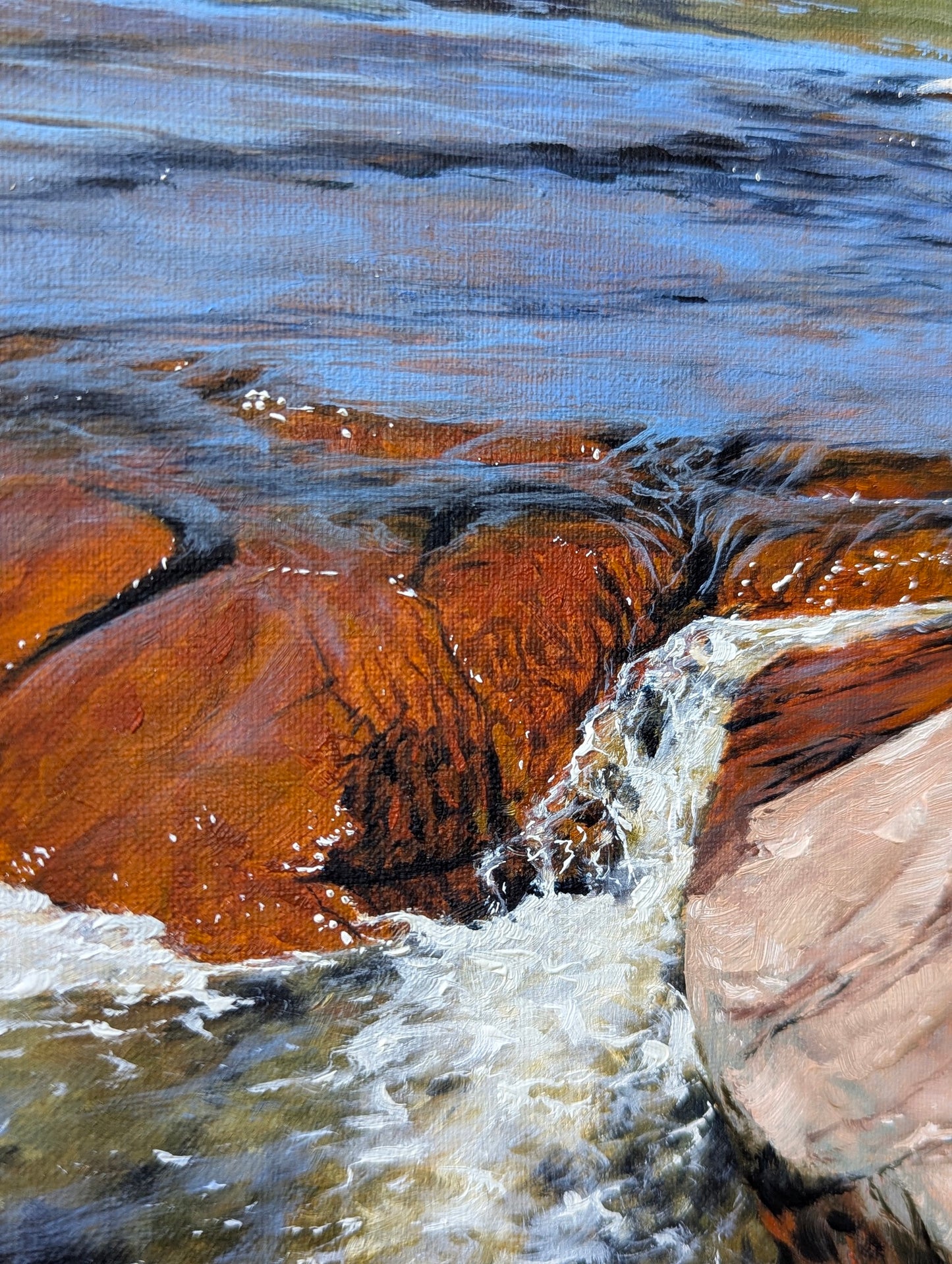 Daniel Beresford, Tumut River, Oil on Linen