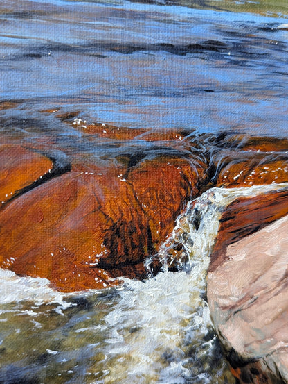Daniel Beresford, Tumut River, Oil on Linen