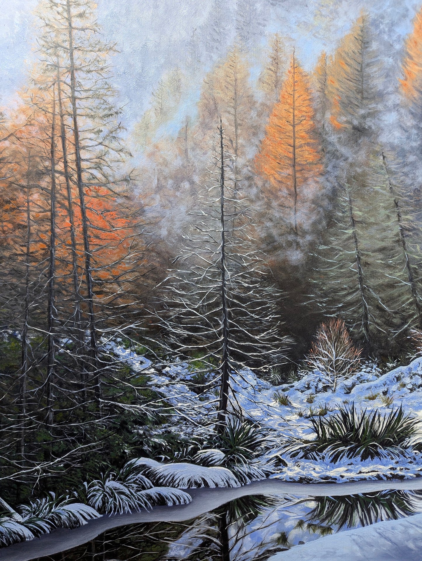 Daniel Beresford, Winters Warmth, Oil on Canvas