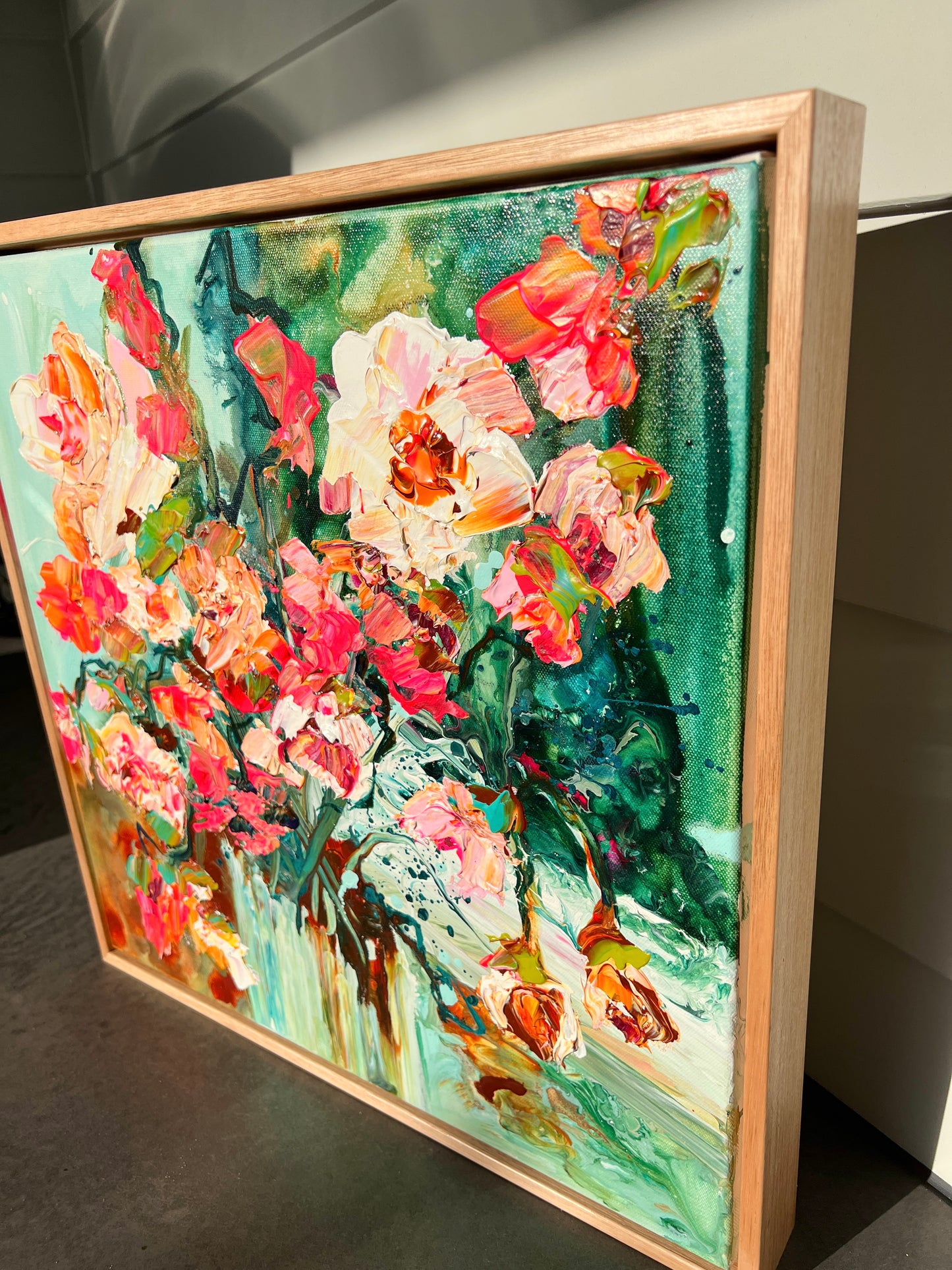 Kerry Bruce, May Flowers, Acrylic on Canvas