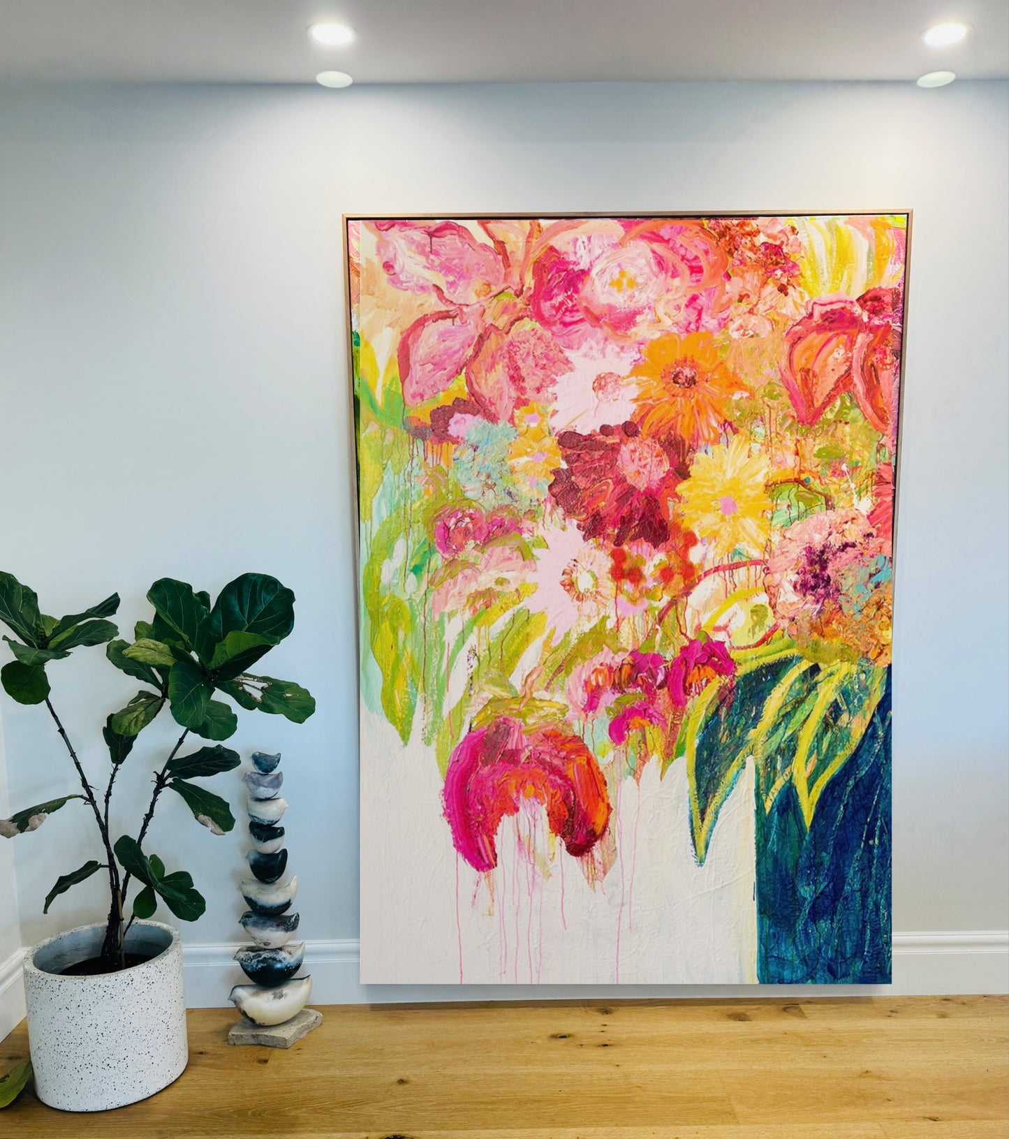 Kerry Bruce, Grandiflora, Acrylic on Canvas