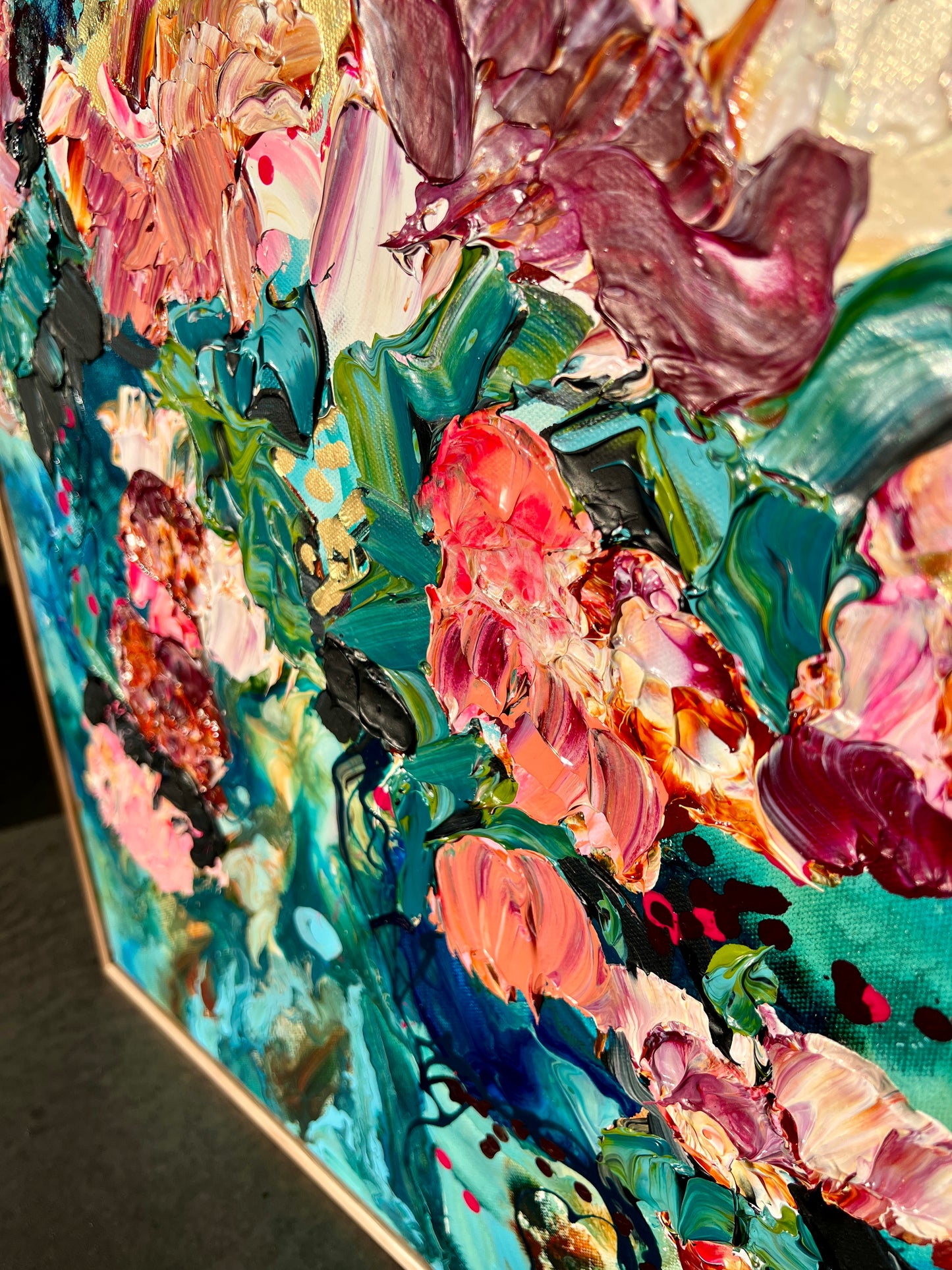 Kerry Bruce, Fluer, Acrylic on Canvas