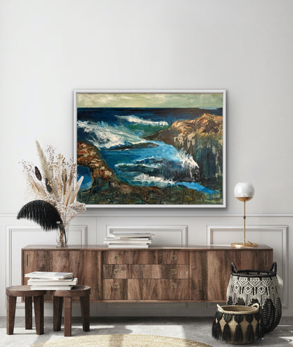 Netta Thompson, Feel the Air, Mixed Media on Canvas