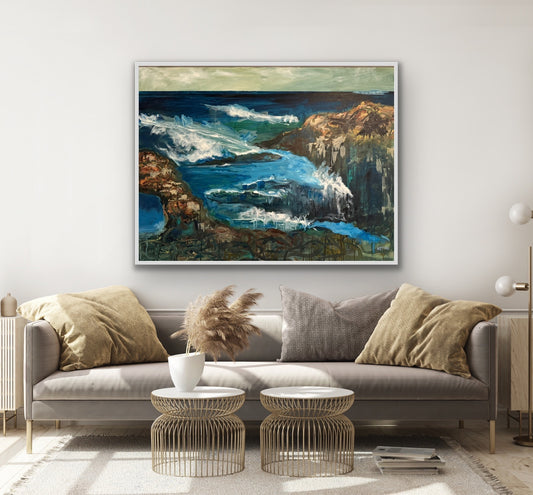 Netta Thompson, Feel the Air, Mixed Media on Canvas