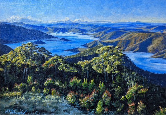 Daniel Beresford, Gibraltar Ranges, Oil on Canvas