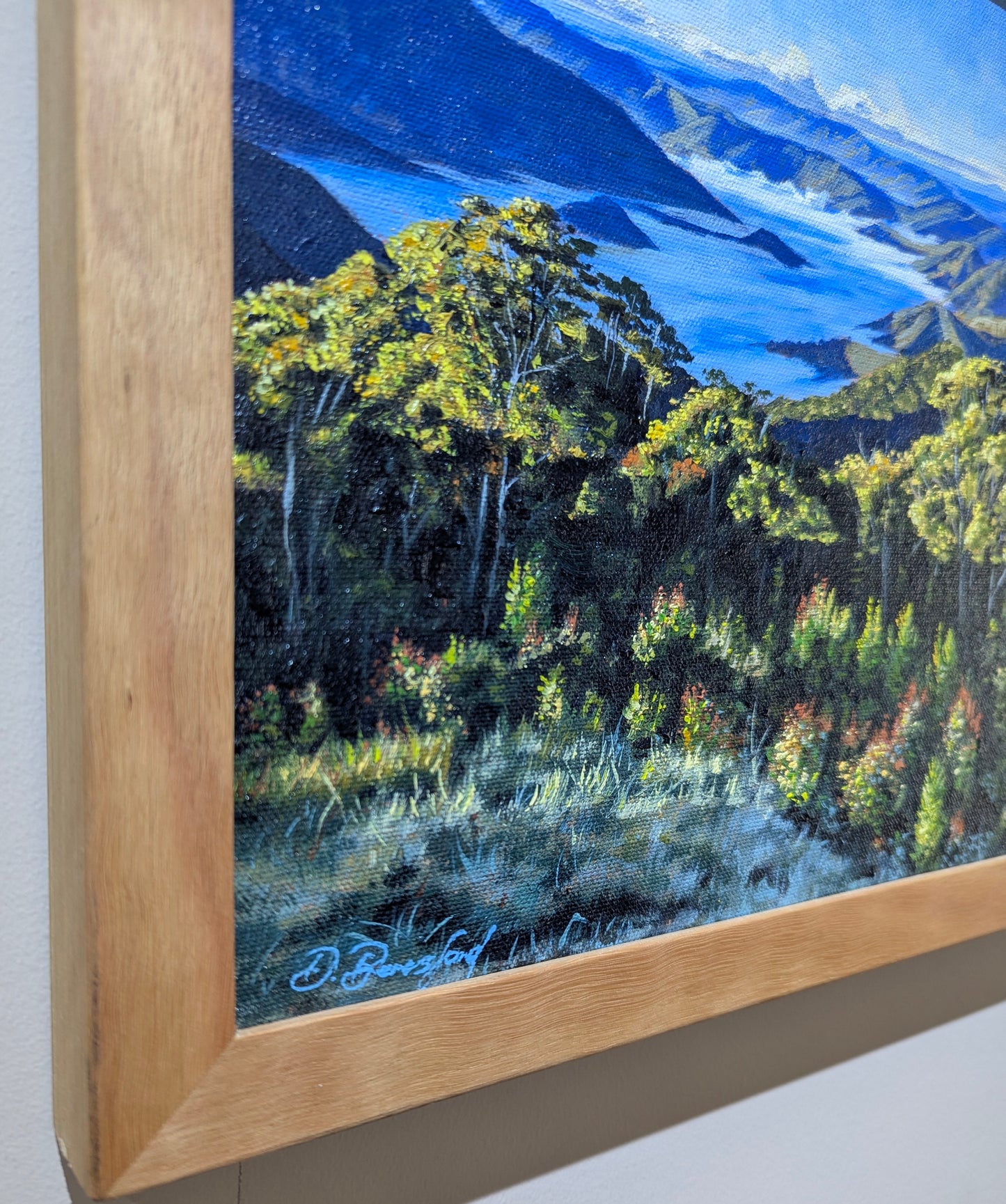 Daniel Beresford, Gibraltar Ranges, Oil on Canvas