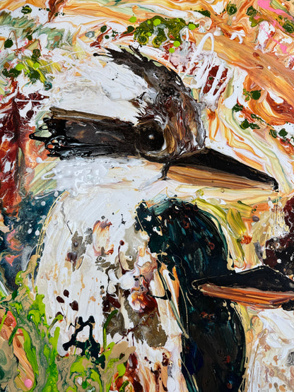 Kerry Bruce,  Guardians of the Gum Tree, Acrylic on Canvas