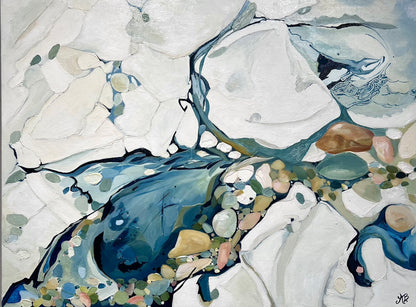 Alisa Beak, Loves Bay II, Oil & Mixed Medium on Canvas