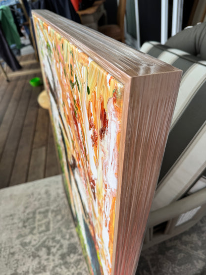 Kerry Bruce,  Guardians of the Gum Tree, Acrylic on Canvas