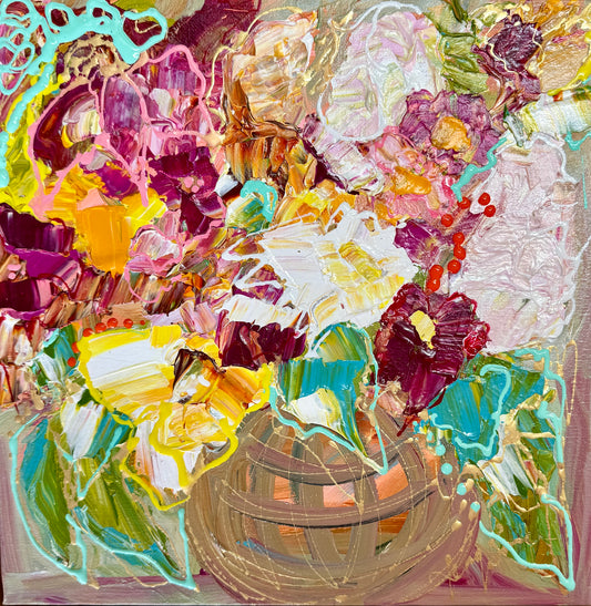 Kerry Bruce, Plentiful, Acrylic on Canvas