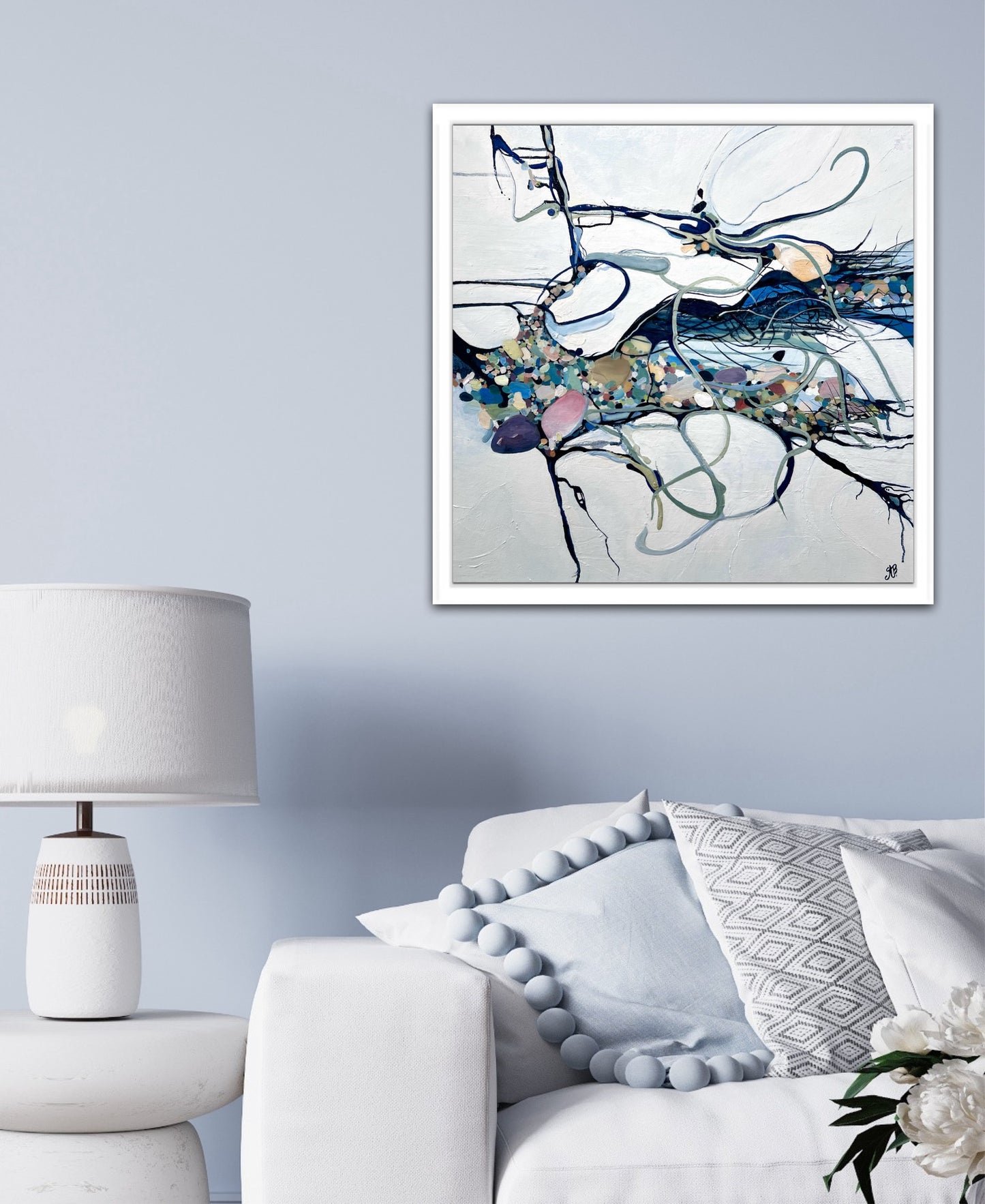 Alisa Beak, Surrendered, Oil & Mixed Medium on Canvas