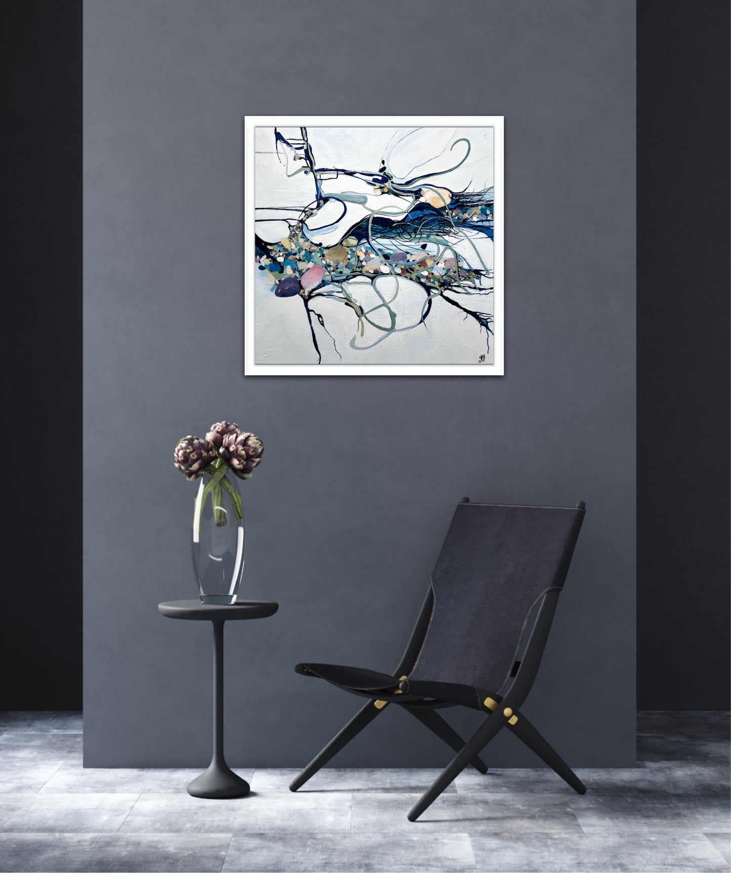 Alisa Beak, Surrendered, Oil & Mixed Medium on Canvas