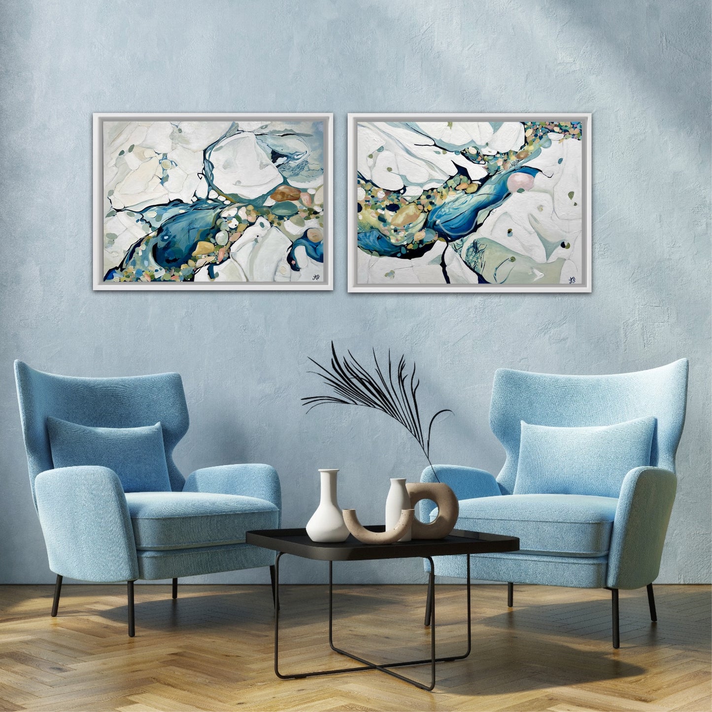 Alisa Beak, Loves Bay I, Oil & Mixed Medium on Canvas