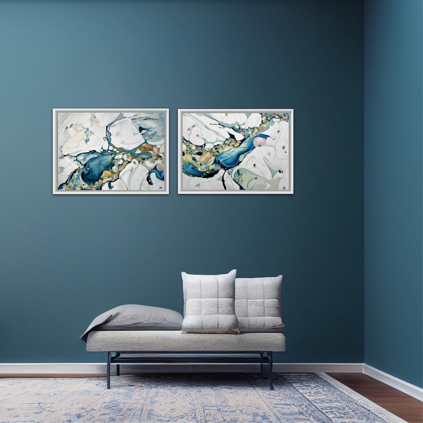 Alisa Beak, Loves Bay I, Oil & Mixed Medium on Canvas