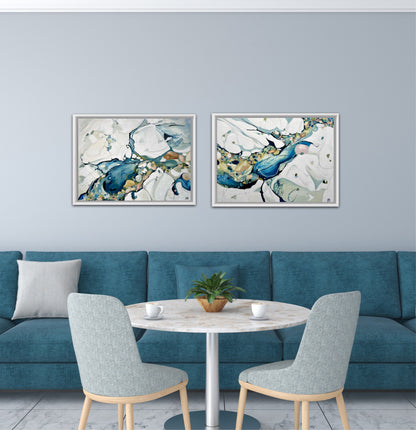 Alisa Beak, Loves Bay II, Oil & Mixed Medium on Canvas