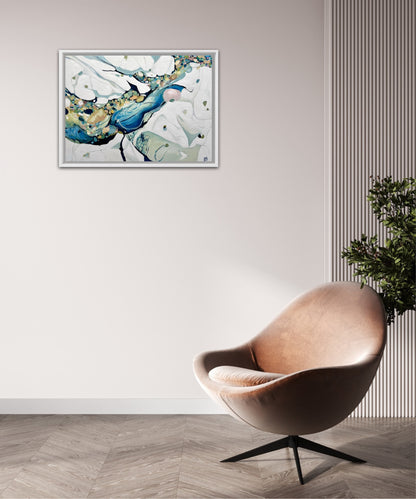 Alisa Beak, Loves Bay I, Oil & Mixed Medium on Canvas