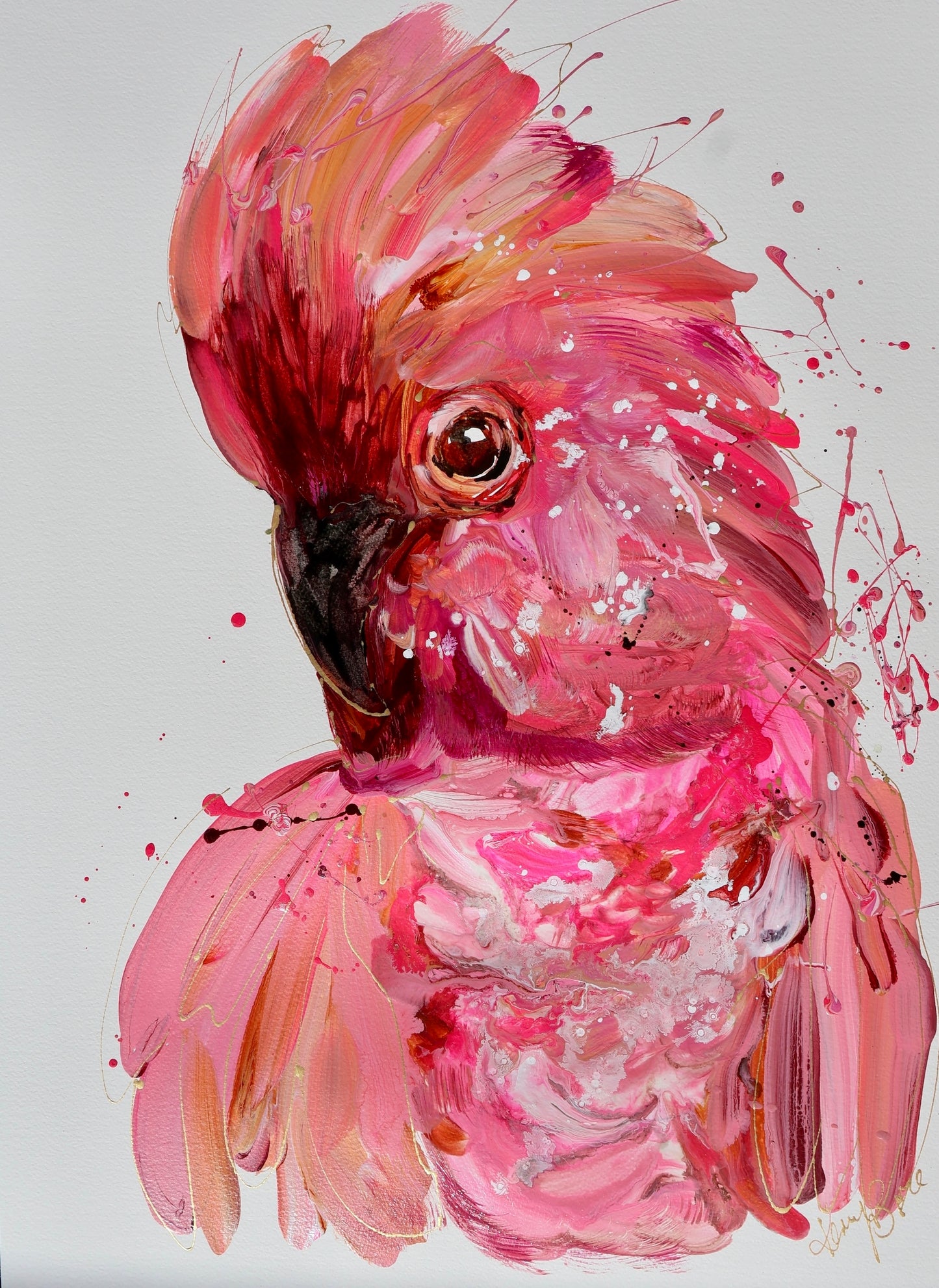 Kerry Bruce, Candy, Acrylic on 500gsm Art Paper - framed